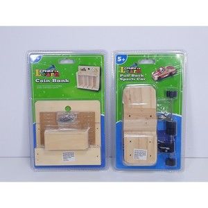 Create & Learn Pull Back Sports Car & Coin Bank 5+ Build it Yourself
